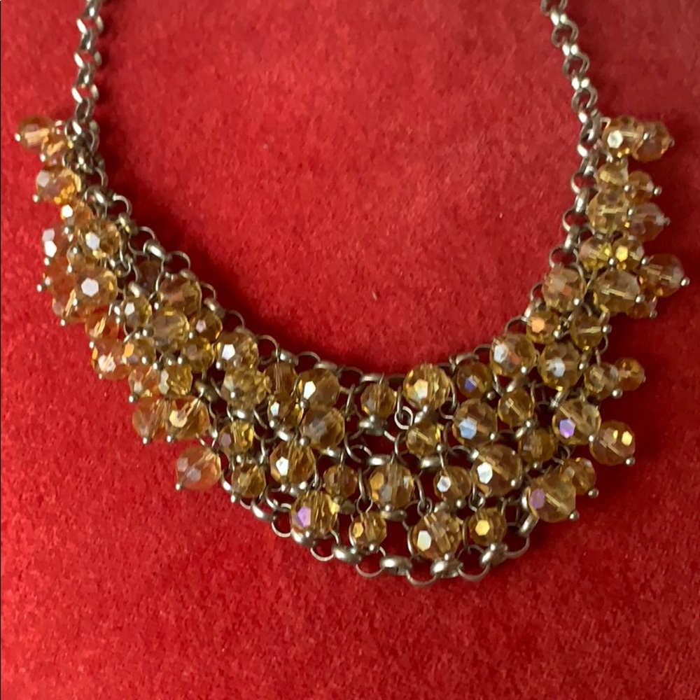 Beaded Bib Necklace